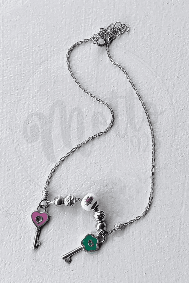 İthal Mineli Charm Figürlü İthal Halhal